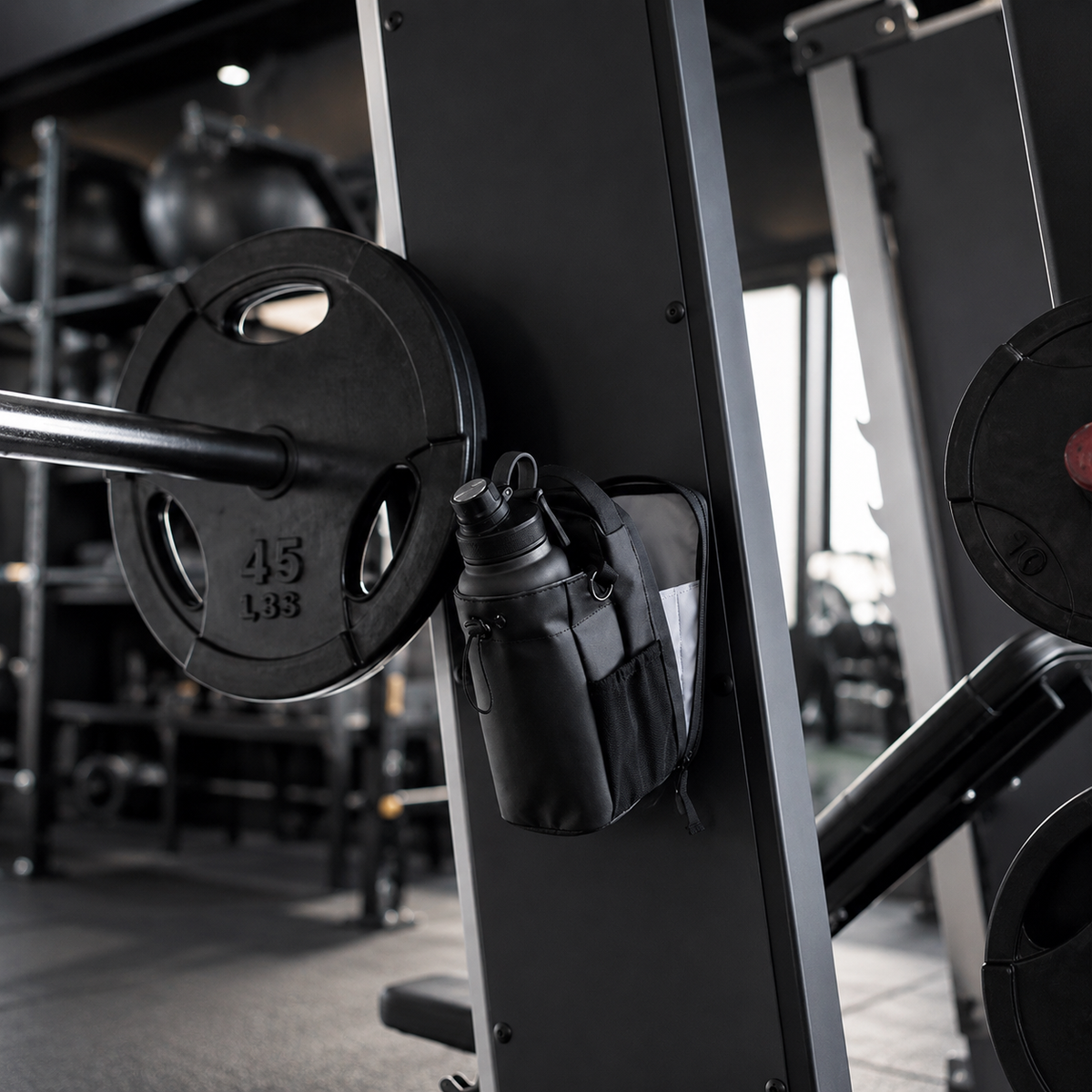 MAGX sac accroché rack 45lbs en salle de gym